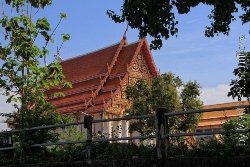Gebäude im Wat Bang Sa-Re Kongkharam