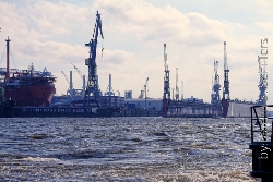 Hamburg Dock Elbe 17 Blohm und Voss