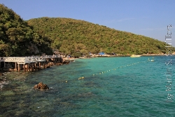 Koh Larn Glasklares Wasser an der Küste Bild 1