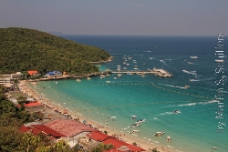 Koh Larn Panorama auf den Hafen
