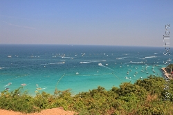 Koh Larn Bucht voller Boote Bild 2