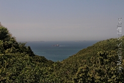 Koh Larn Panoramablick auf den hinteren Teil der Insel.